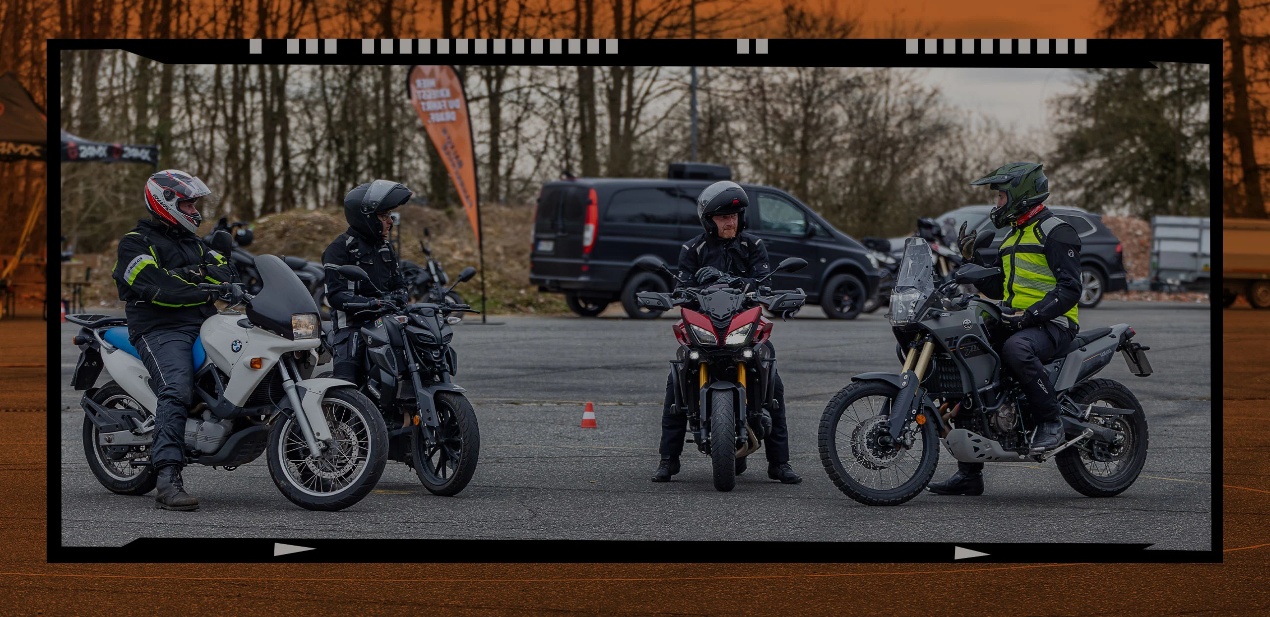 Motorrad Schräglagentraining im Sicherheitstraining bei Balko’s Fahrschule